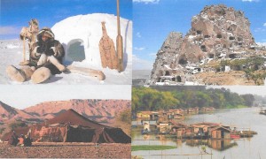 F3  Igloo des Inuits   Troglodytes de Turquie  Beberes et vents