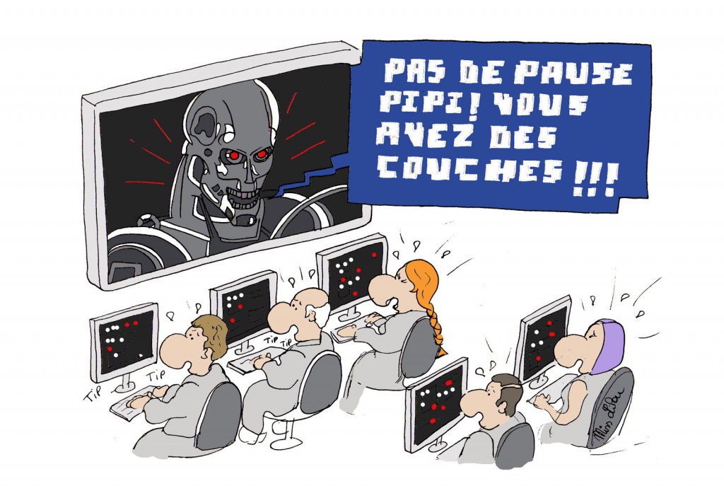 F5   En plus de quel salaire  pour le travail de combien de Secretaires que vous avez mis par terre